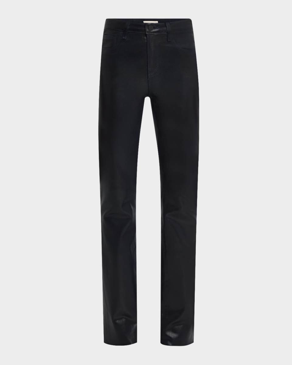 Ruth High-Rise Coated Straight Jeans